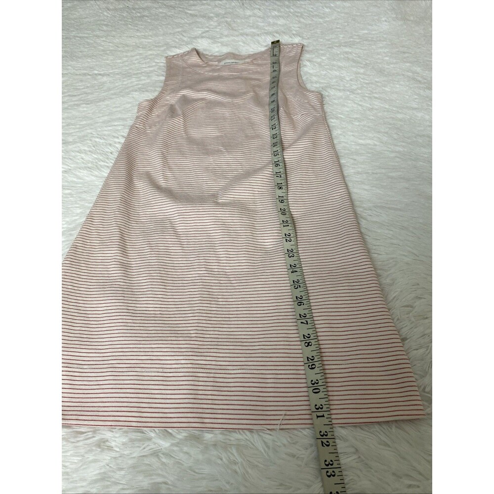 Banana Republic Sheath Dress Women's Size Petite XXS White Red Striped Knit - Picture 3 of 11
